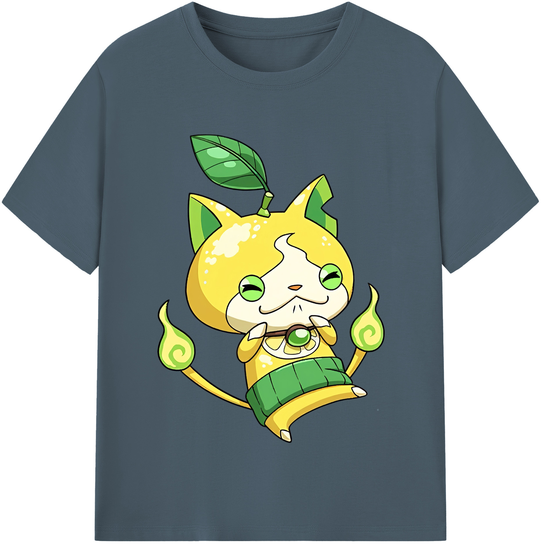 （画像用） 妖怪ウォッチ Yo-kai Watch 綿100％半袖Tシャツ（フロントプリント）
